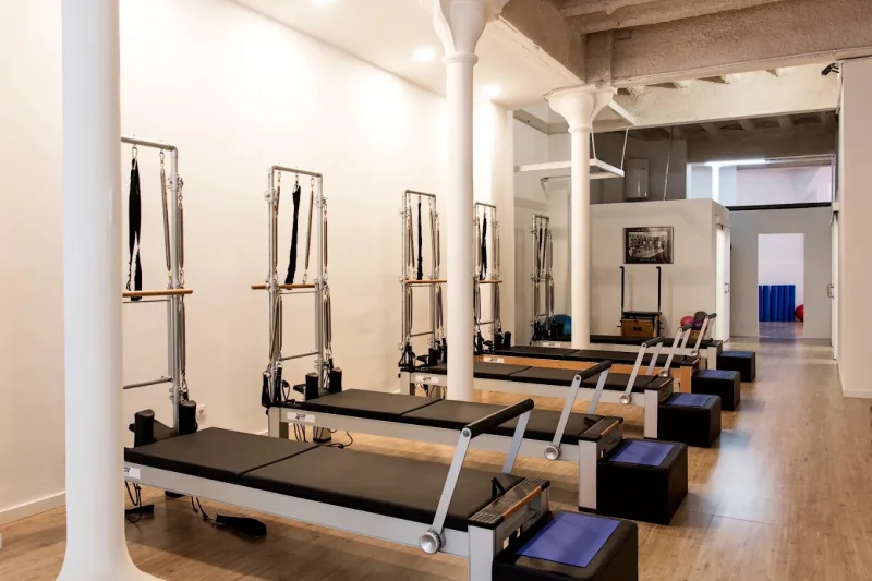 Reformers and towers at Pilates4Life in the Eixample, Barcelona