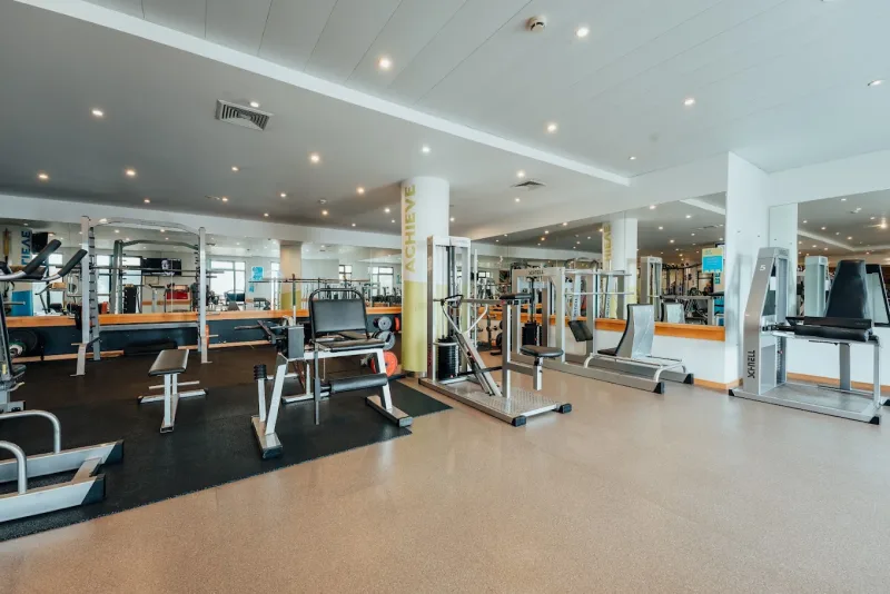 The training floor at Galo Active Health Club in Caniço, Madeira