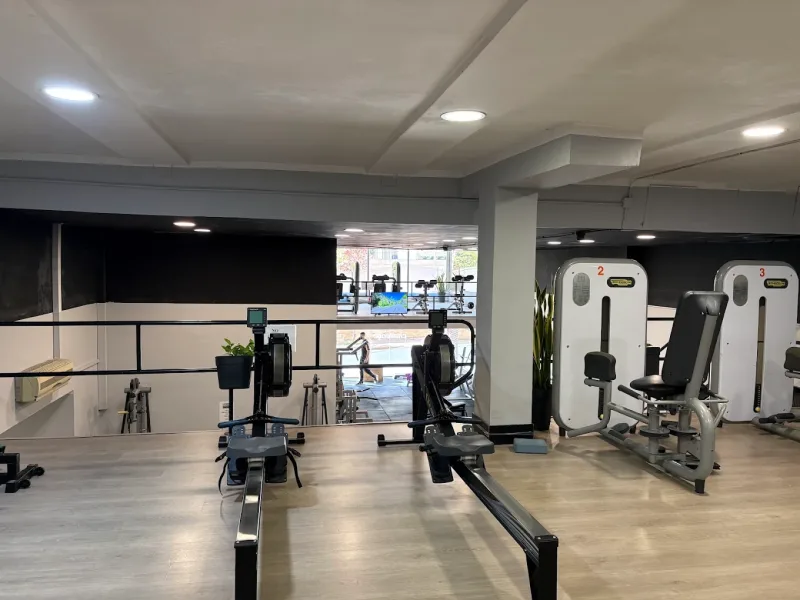 The training floor at Challenge Palma Club in Santa Catalina, Palma de Mallorca