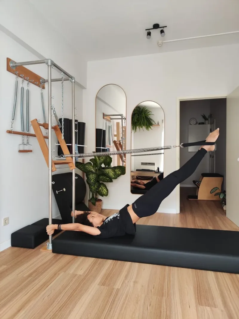 A Classical Pilates session on the tower at Yashi Pilates in Porto