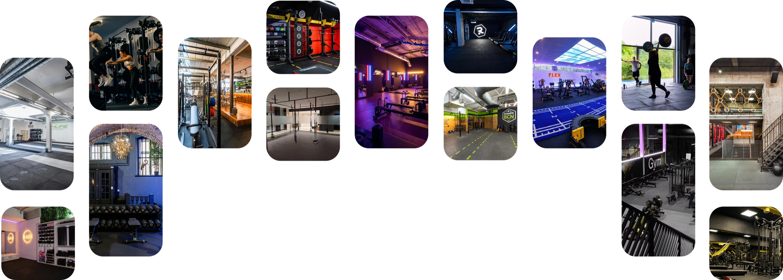 Featured gyms around the world